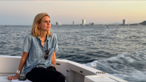 Mariana van Zeller poses on a boat.... [Photo of the day -  3 OCTOBER 2025]
