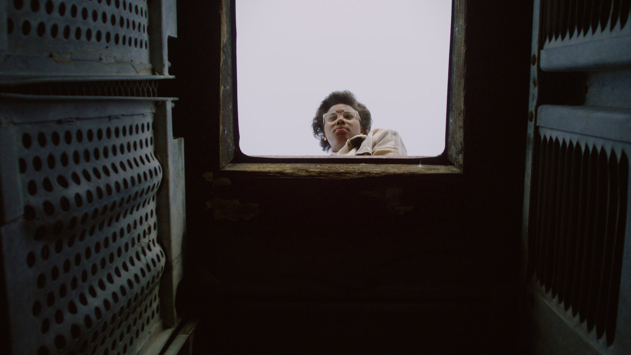 Journalist Marresa Burke visits a railroad ice car similar to the one John Doe was found in.... [Photo of the day - November 2025]