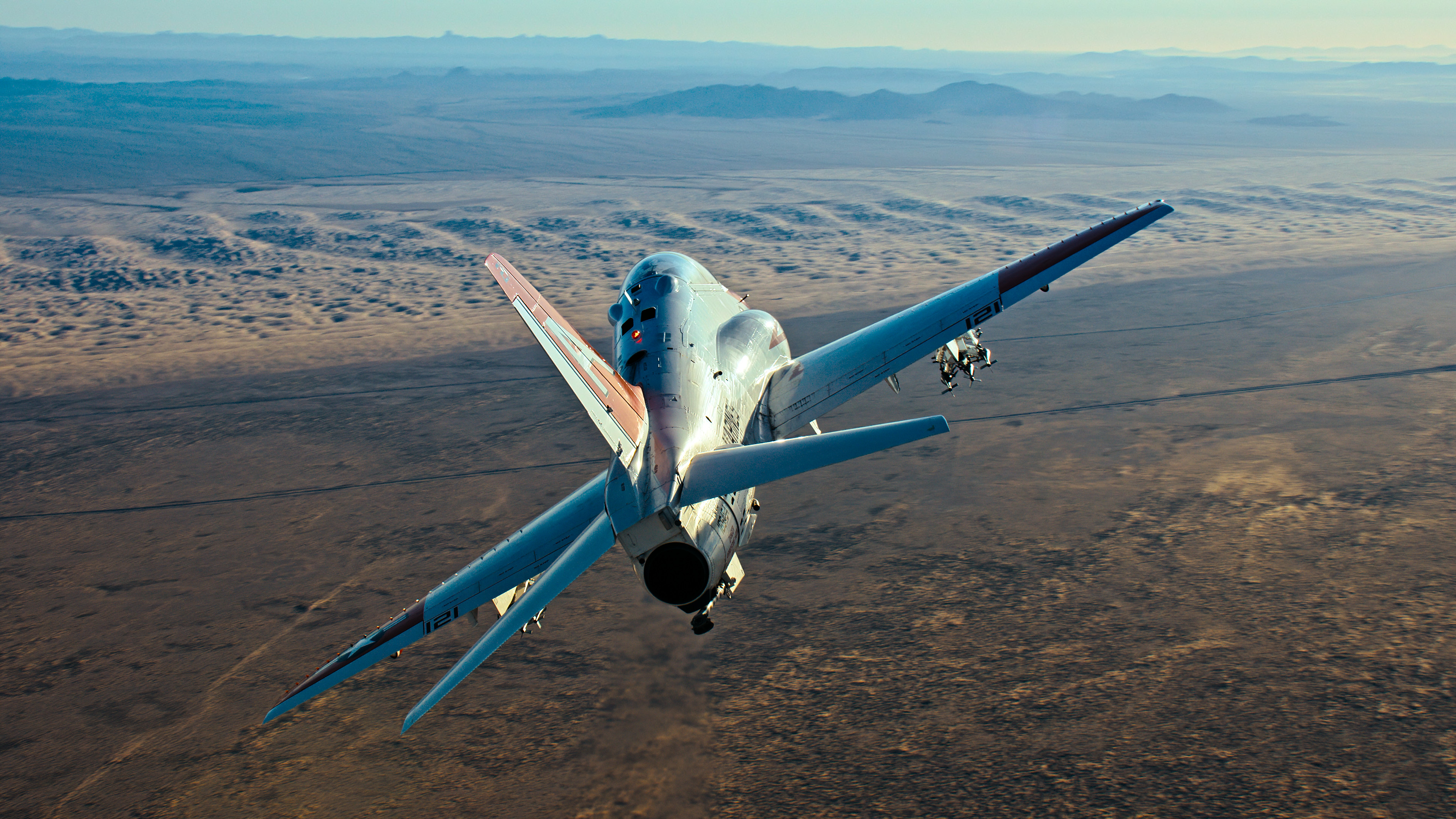 Student LTJG Spenser Neel dives to the target. [Photo of the day - January 2026]