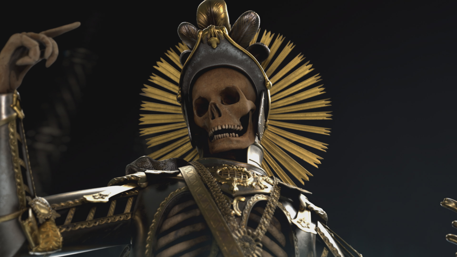 A close up of the armored skeleton. [Photo of the day - January 2026]