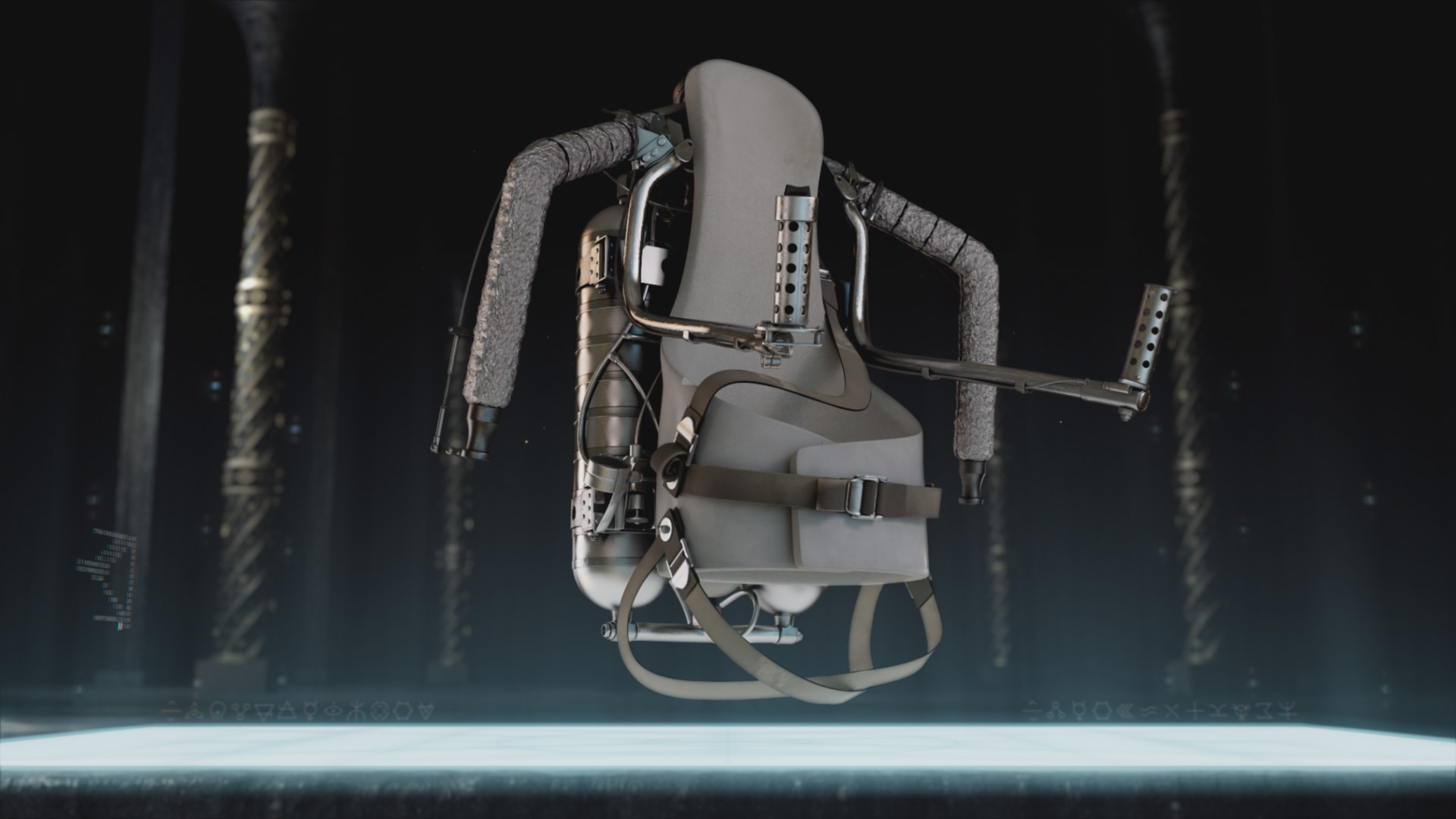 The bell rocket belt on the plinth [Photo of the day - January 2026]