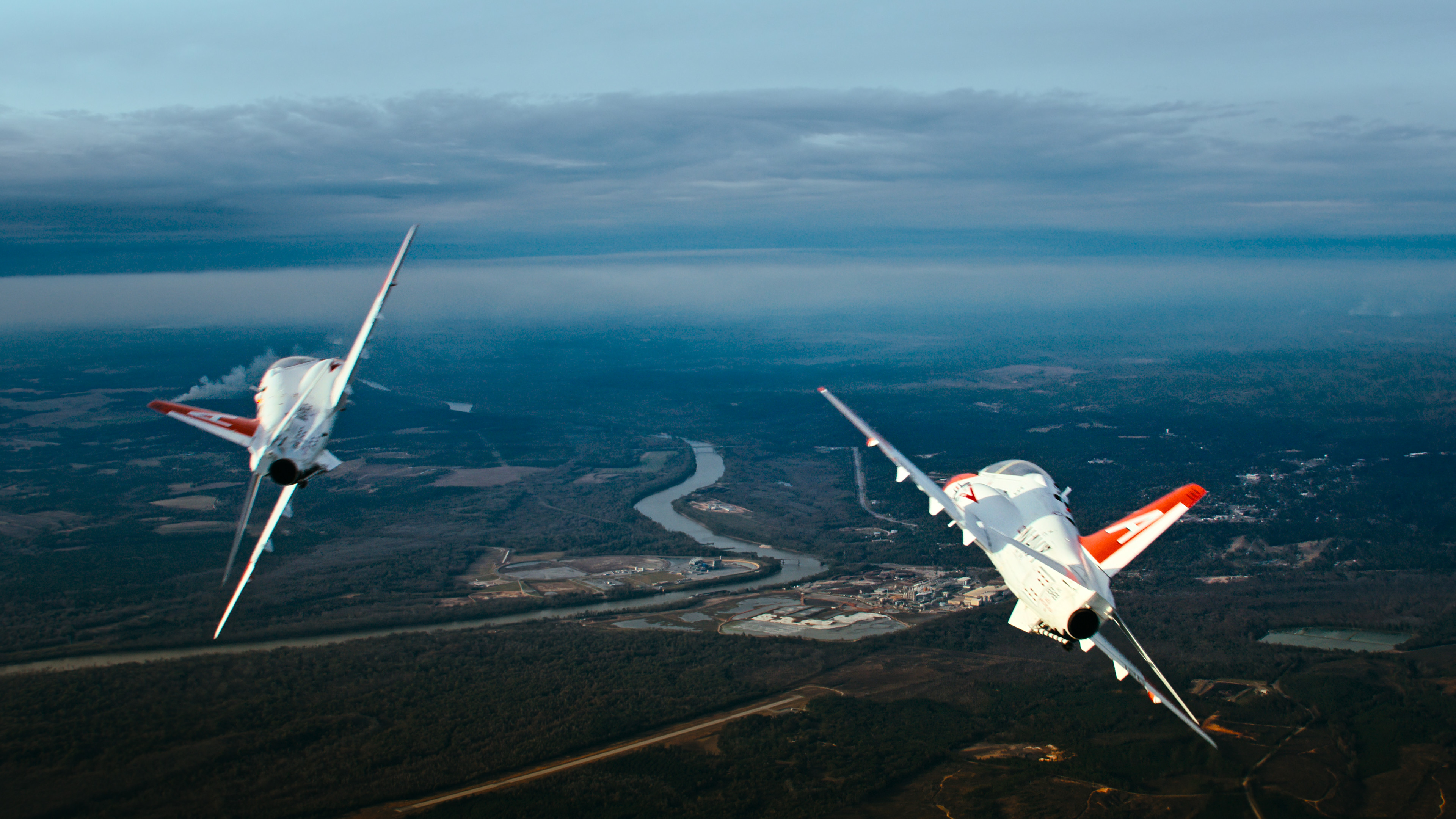 T-45s during a dogfighting test. [Photo of the day - January 2026]