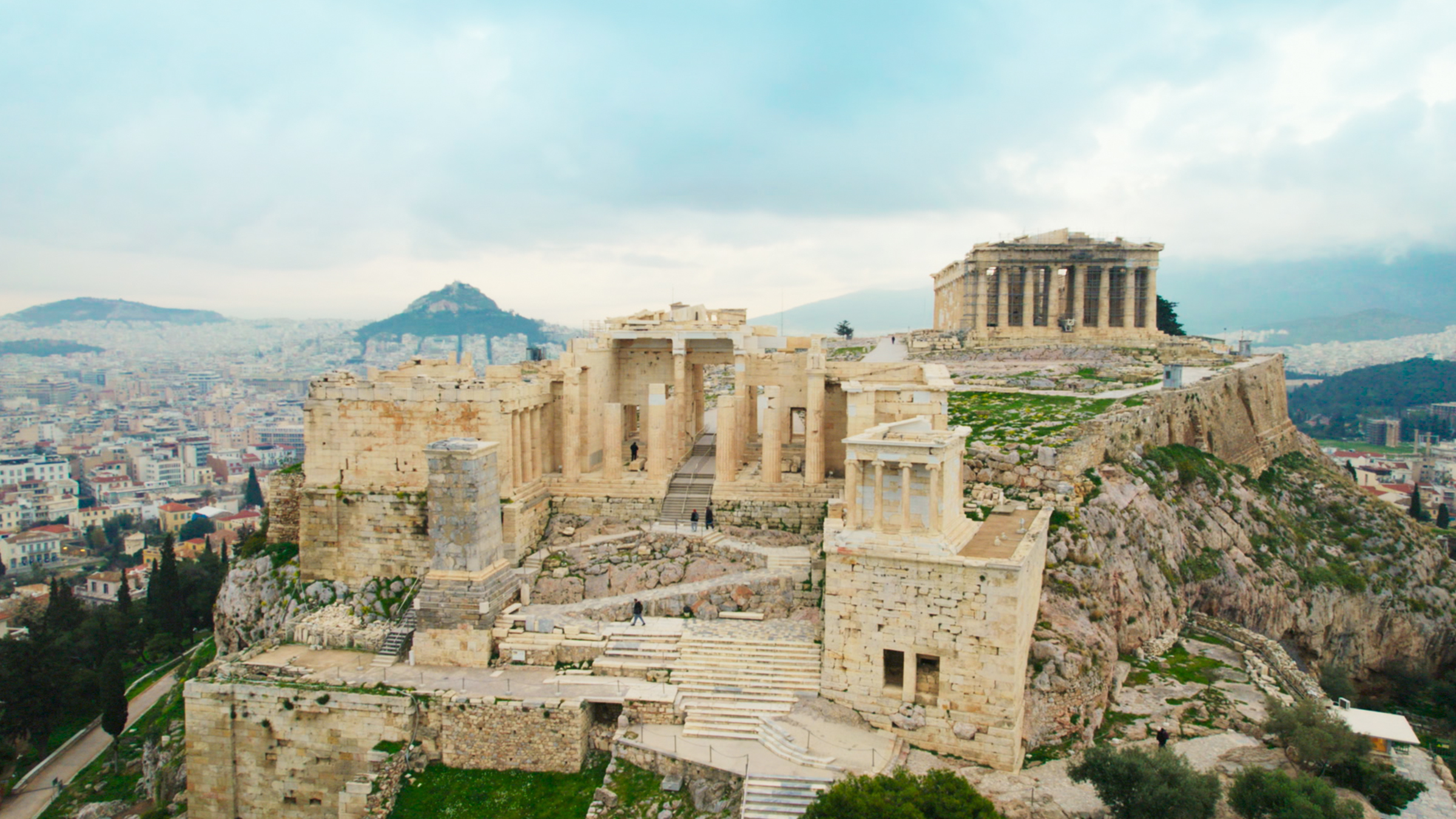 Aerial of Parthenon in Athens. [Photo of the day - March 2026]