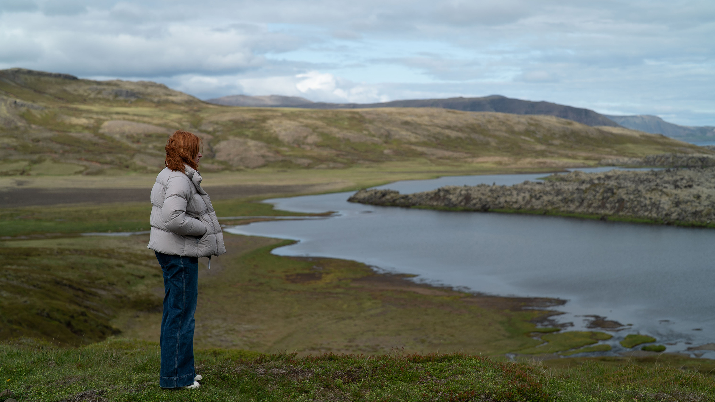 Hannah Fry poses by the Icelandic landscape. [Photo of the day - April 2026]