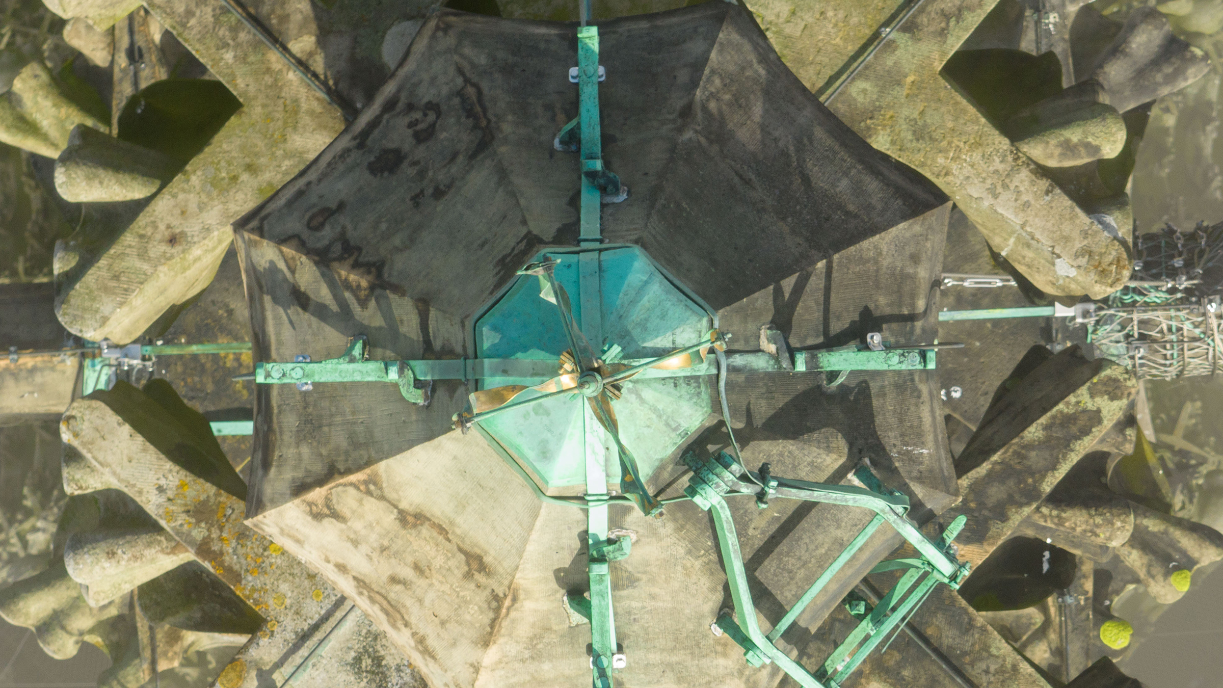 Aerial directly above Ulm Minster in Germany. [Photo of the day - April 2026]