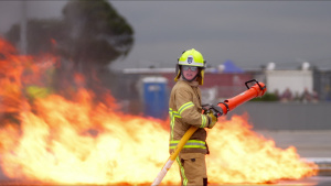Alissa Chant during a live fire... [Photo of the day - 20 APRIL 2026]